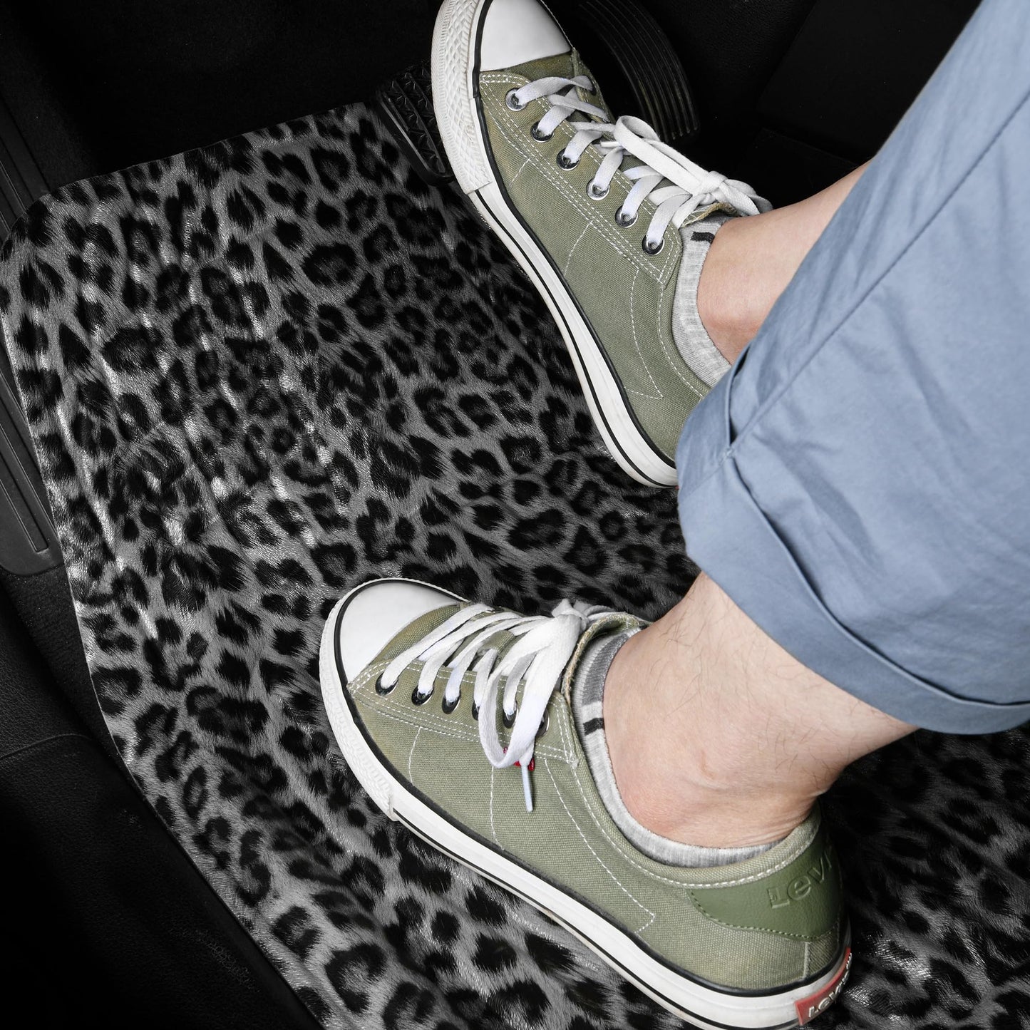 CAR PASS 4 Piece Leather Car Floor Mats -3D Cute Girly Waterproof All Weather Car Mat Full Set, Universal Trim to Fit & Anti-Slip Burr Bottom & Light Easy Clean for SUV Truck Auto Sedan Van(Pink)